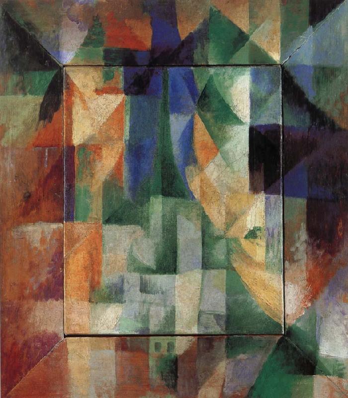 Delaunay, Robert The Window Toward the city oil painting picture